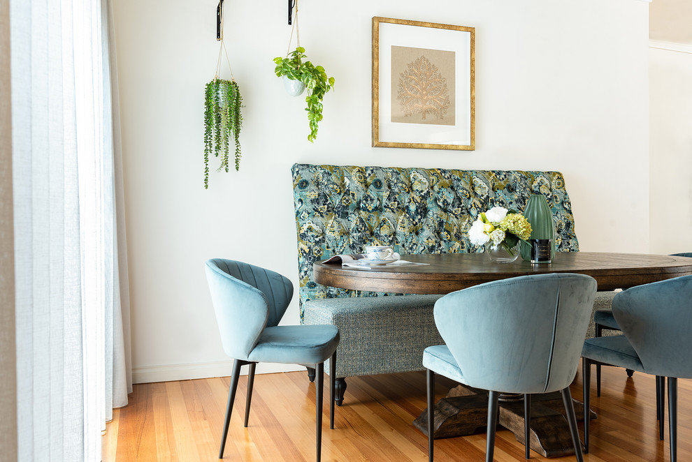 Inspiration for an eclectic dining room in Perth.