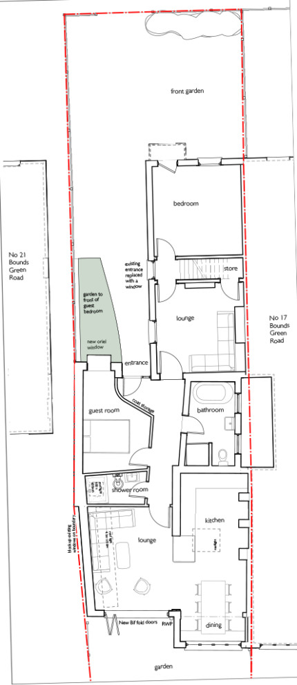 Ground floor reworking of a Locally Listed House in a Conservation Area