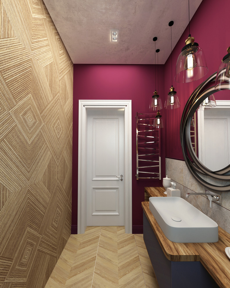 Яркий гостевой санузел