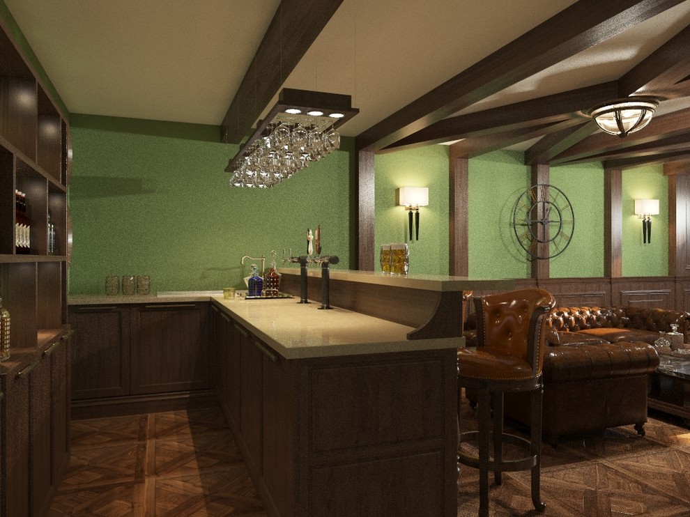 Комната отдыха в стиле английского паба