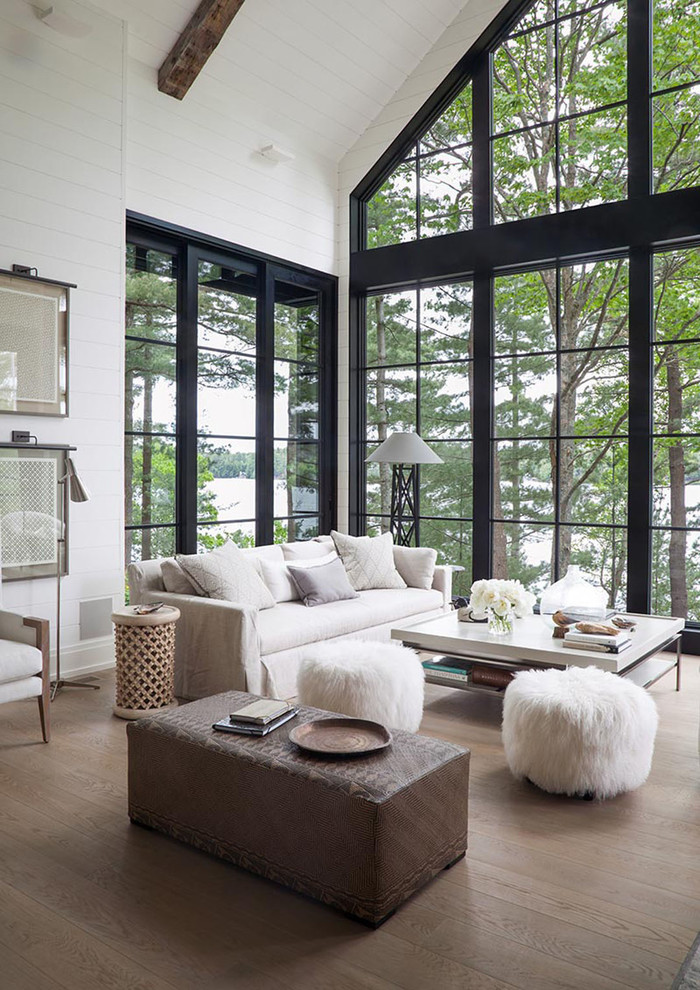 Muskoka Cottage - Living Room - Toronto - by Murakami Design Inc.