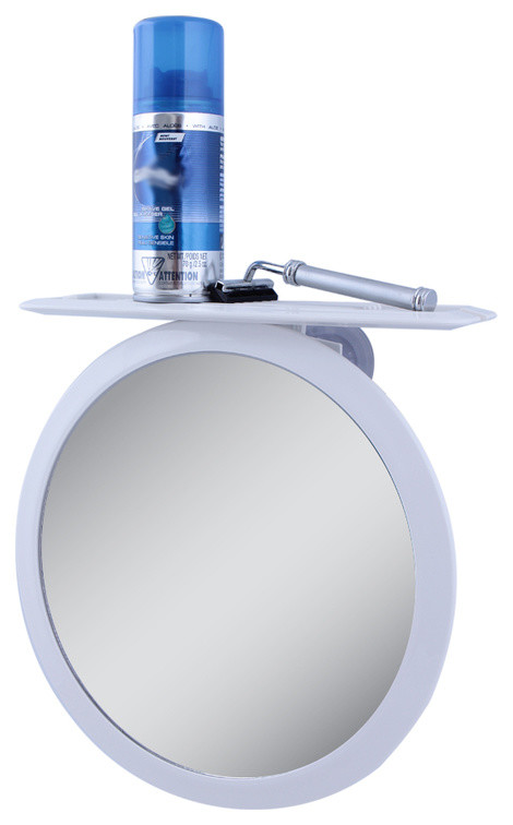 Zadro 5X-1X Ultra Ii Adjustable Magnification Fogless Mirror In White-Z508