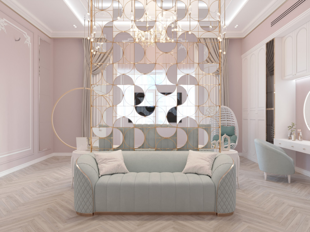 Большая детская с перегородкой