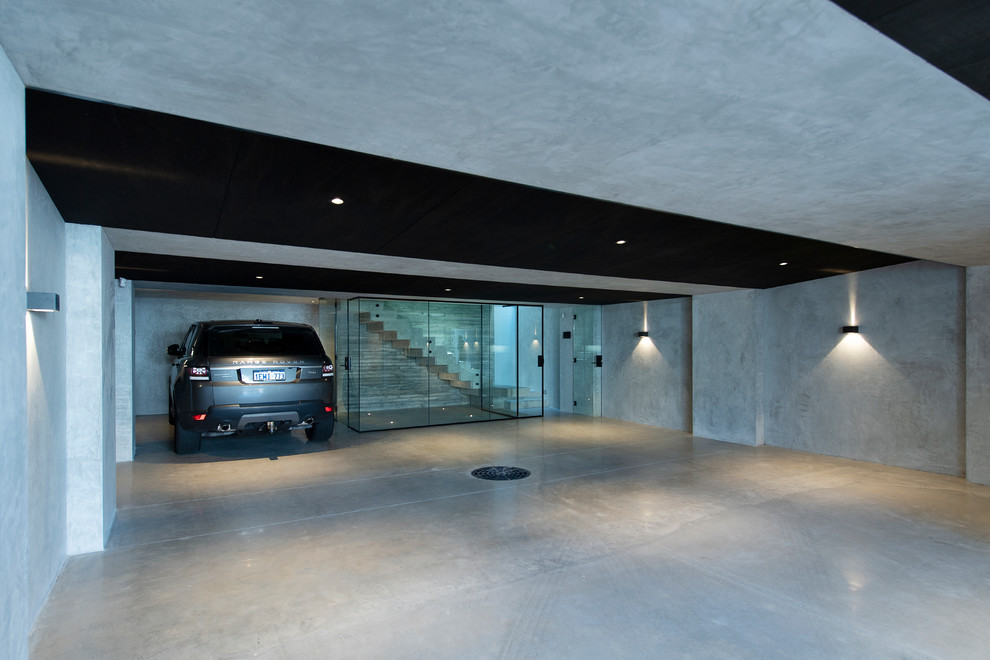 Стильный дизайн: гараж в стиле модернизм - последний тренд