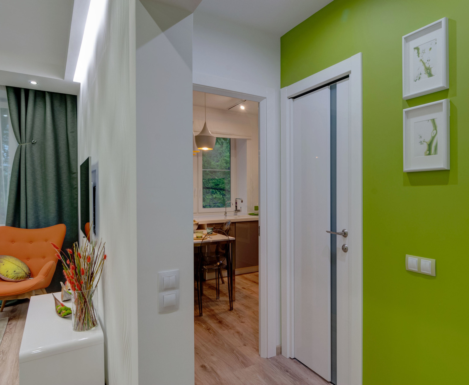 "Акварельная драма" - квартира с яркой индивидуальностью