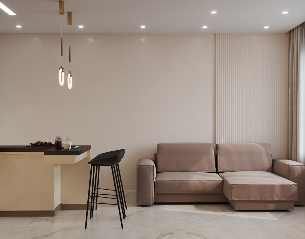 Проект 2х комнатной квартиры для молодой пары с детской для мальчика на вырост