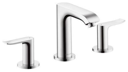 Metris E Two-Handle Widespread Bathroom Faucet, Chrome