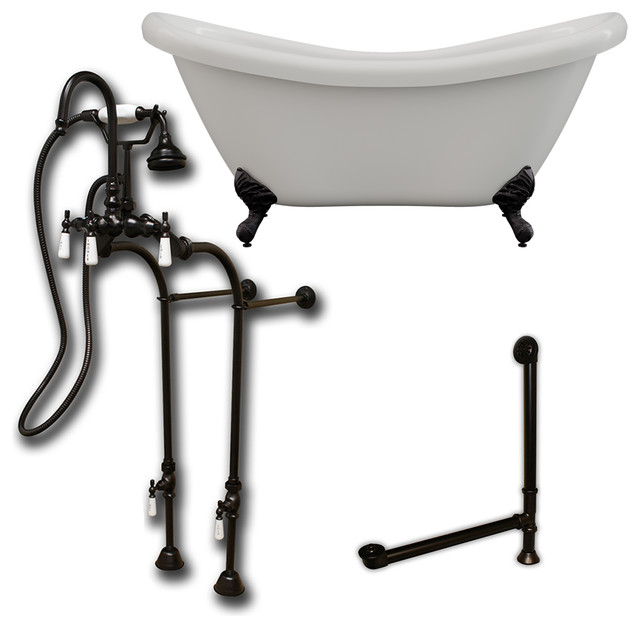 acrylic clawfoot tub package