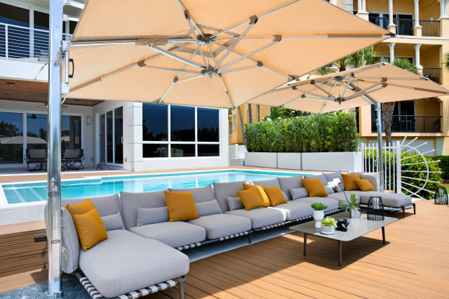 Waterfront dock contemporary-terrace