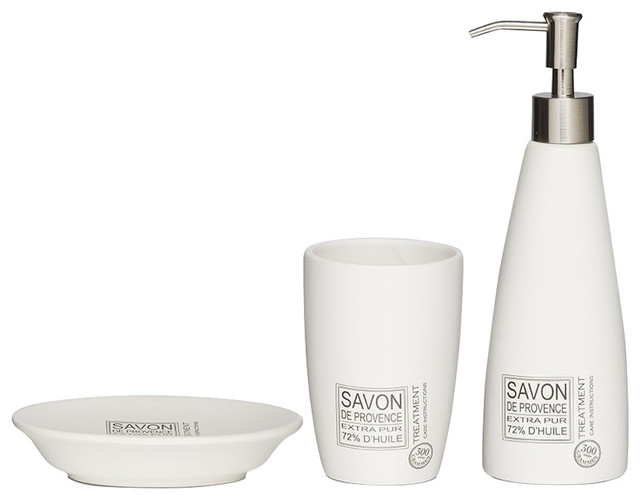 Porcelain Countertop Accessories Set Sealskin Savon De Provence Porcelain Countertop Accessories Set Sealskin Savon De Provence