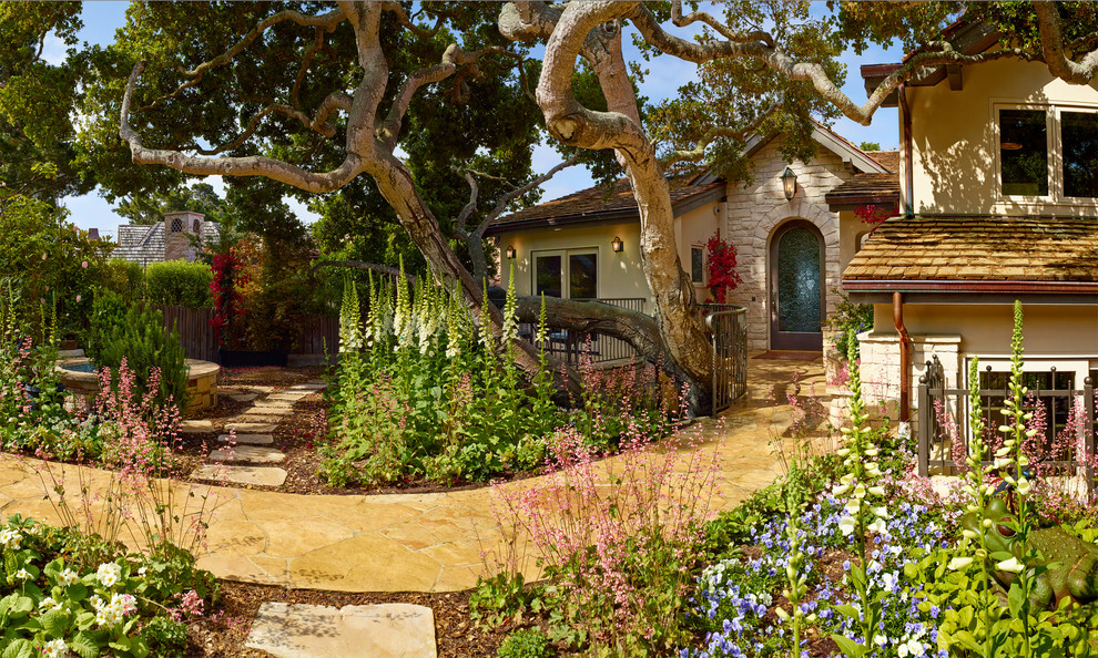 Traditional garden in San Francisco.