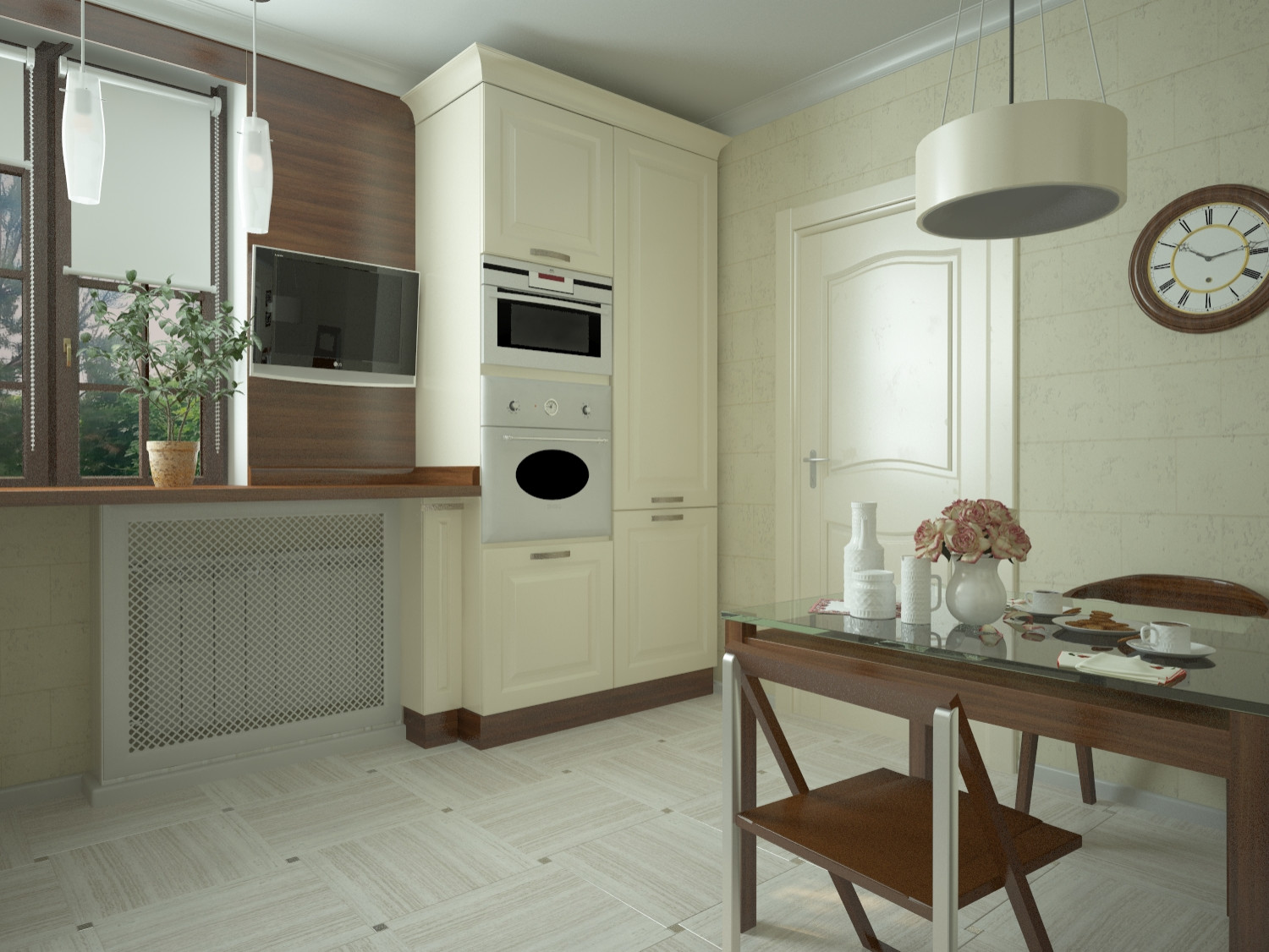 Кухня .Оренбург.Частный дом.Современная классика