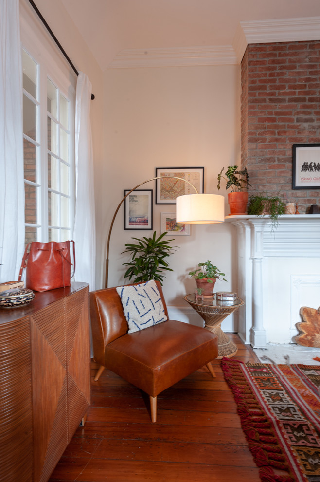 Inspiration for an eclectic living room remodel in New Orleans