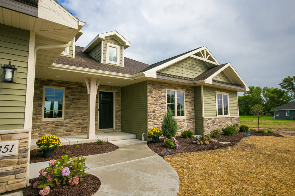 Contemporary Rustic Home Craftsman Exterior Other