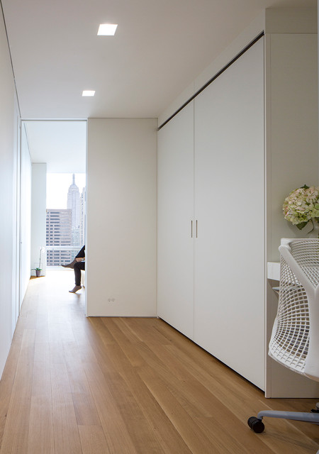A Pop of Color - Hallway modern-hall