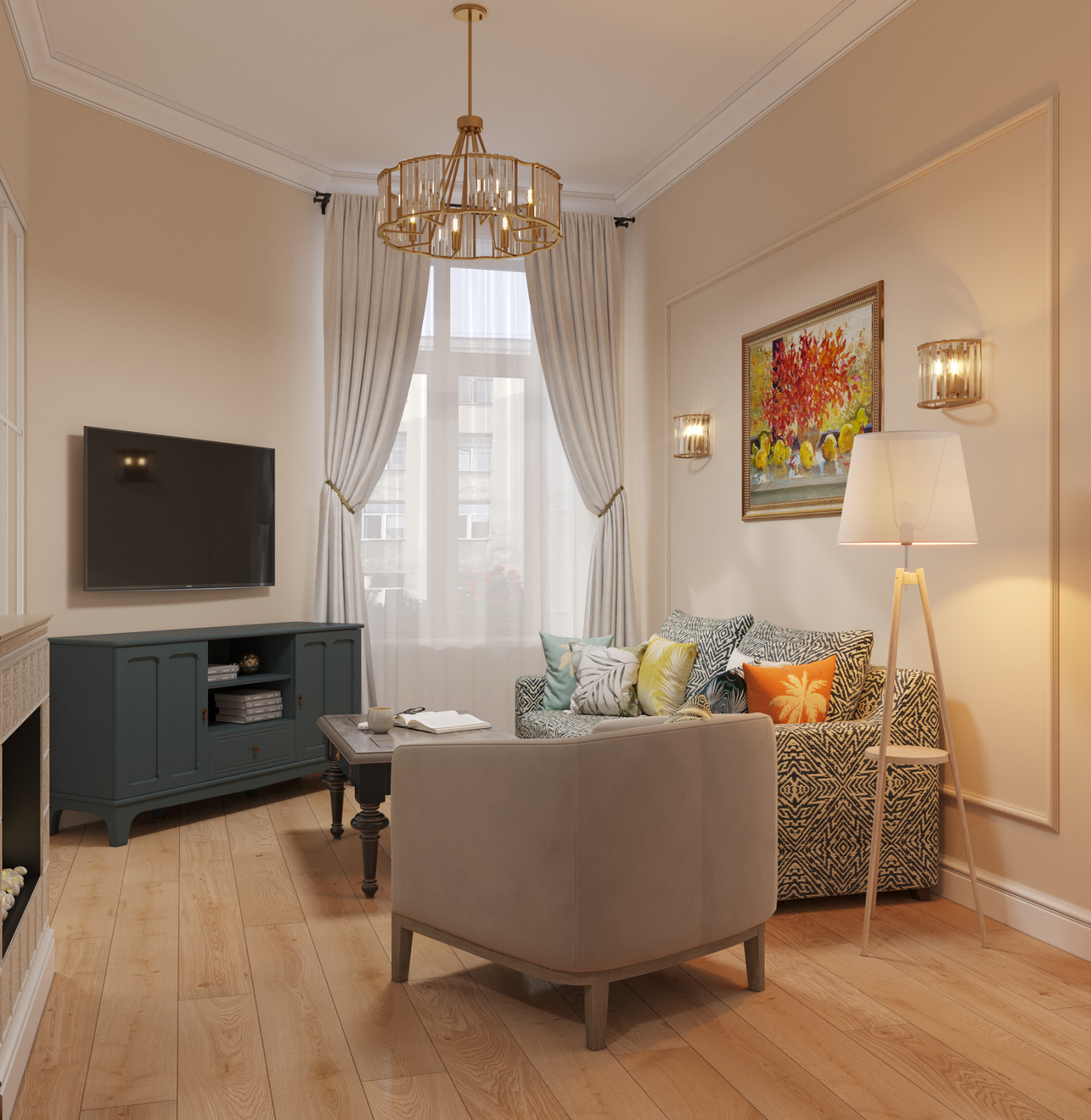 "Очарование старого фонда". Квартира в центре Петербурга