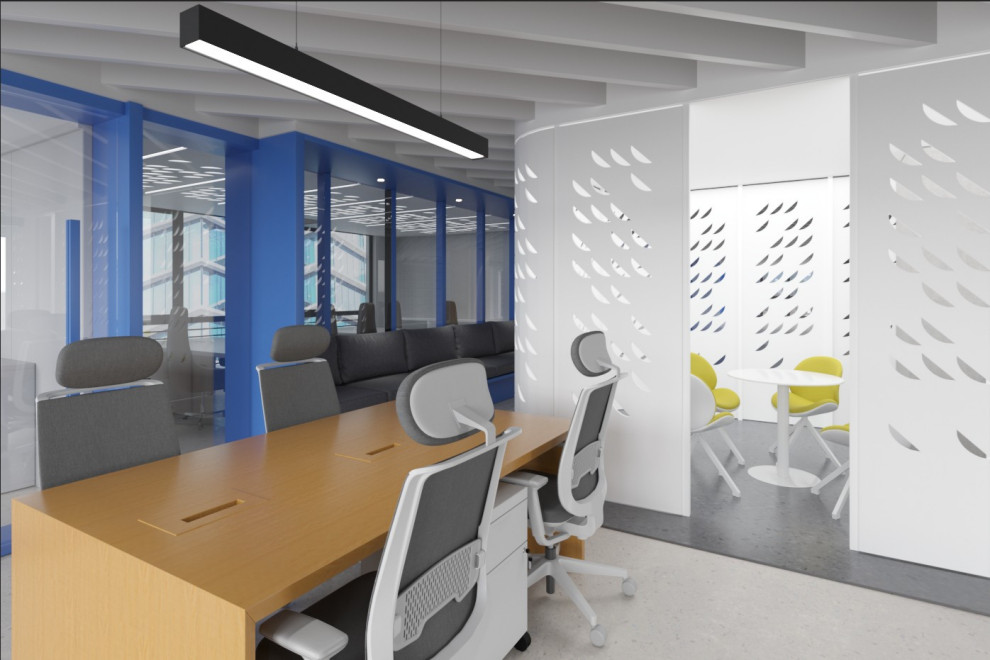 Визуализация офиса. Работа выполнена в 3dmax + Corona Render