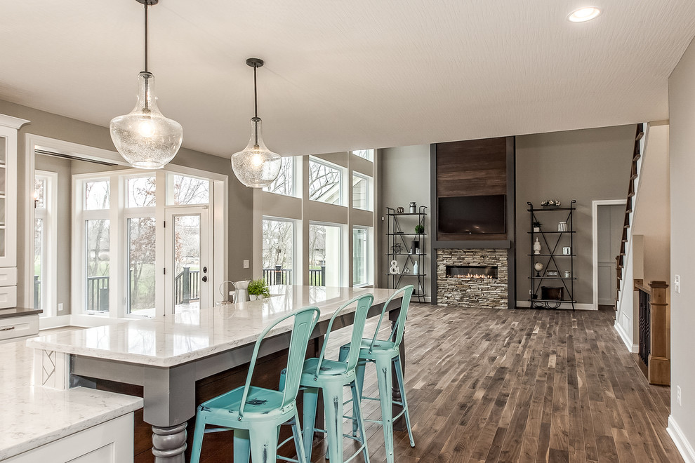 Home design - rustic home design idea in Columbus
