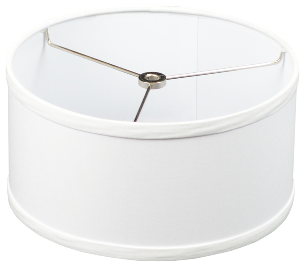 Fenchel Shades 10"x10"x5" Spider Attachment Drum Lamp Shade