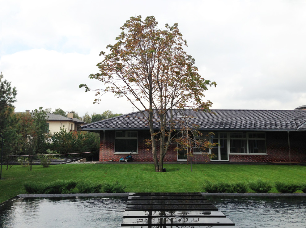 Современный сад в КП "Променад"