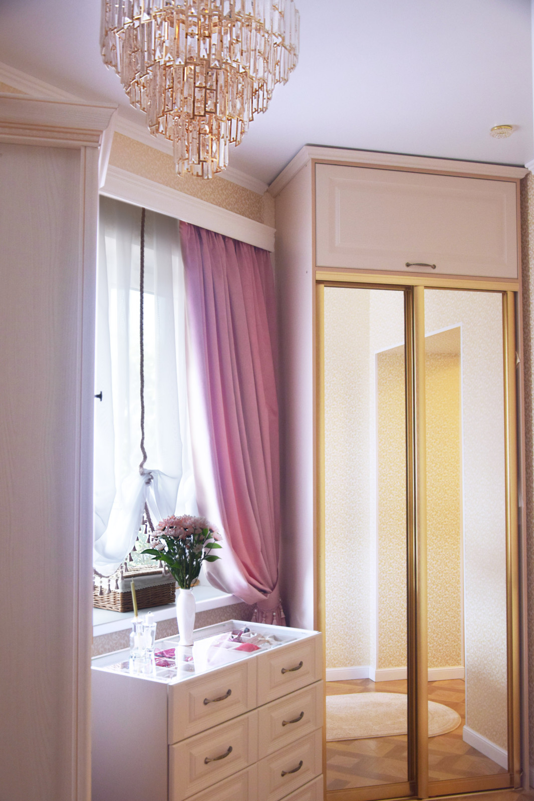 Пудровая роза