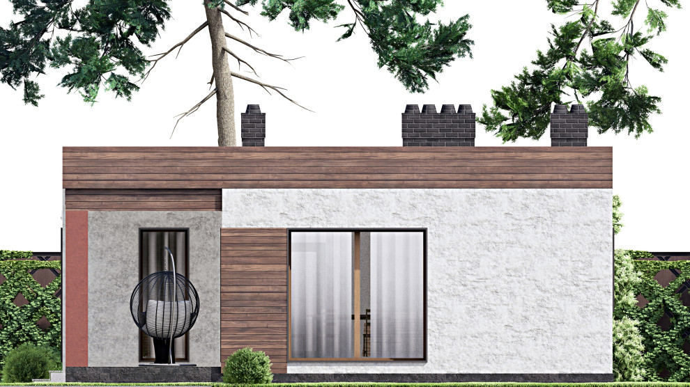 Проект одноэтажного дома 15х10м S49м2 F-15506