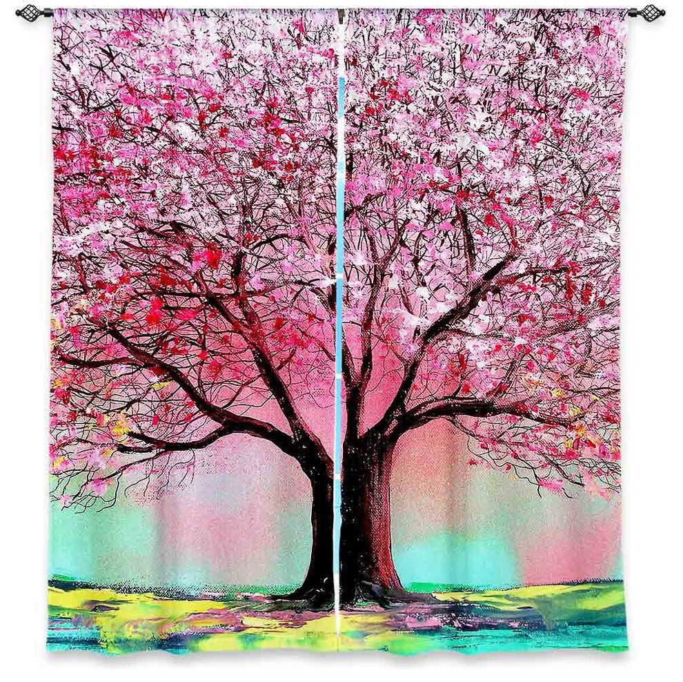Story of the Tree lxxiv Window Curtains, 80"x61", Lined