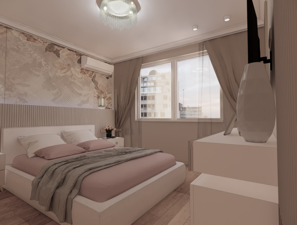 Проект спальни комнаты и детской в г.Мытищи