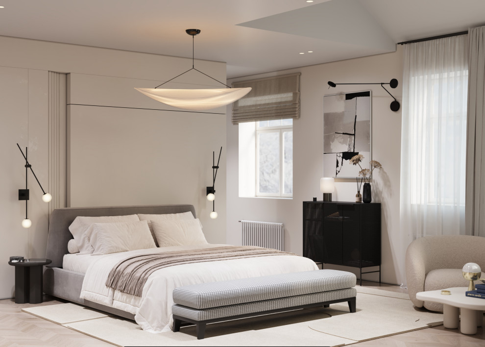 Современный стиль спальня