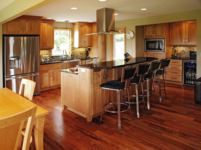 Natural Red Birch - Contemporary - Kitchen - Burlington - by ...  Natural Red Birch contemporary-kitchen