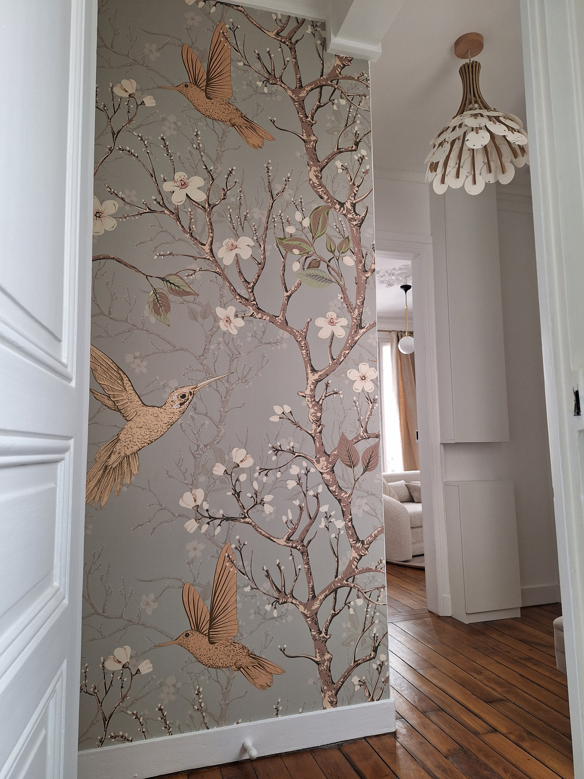 Rénovation partielle, décoration et ameublement d'un appartement ancien
