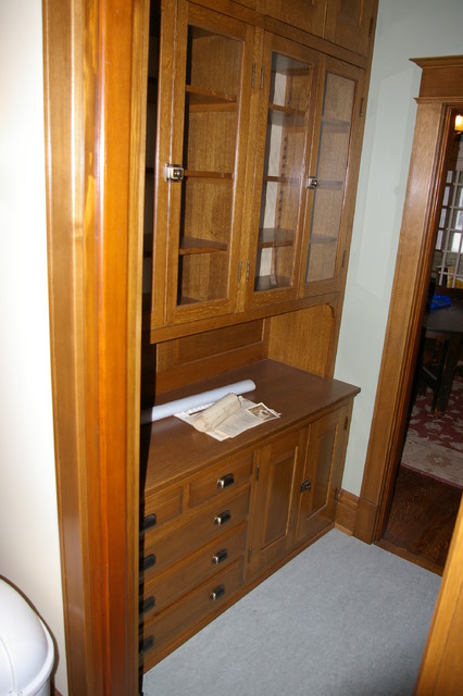 Quarter sawn oak kitchen - Traditional - Kitchen - St Louis - by The Cabinet Shop