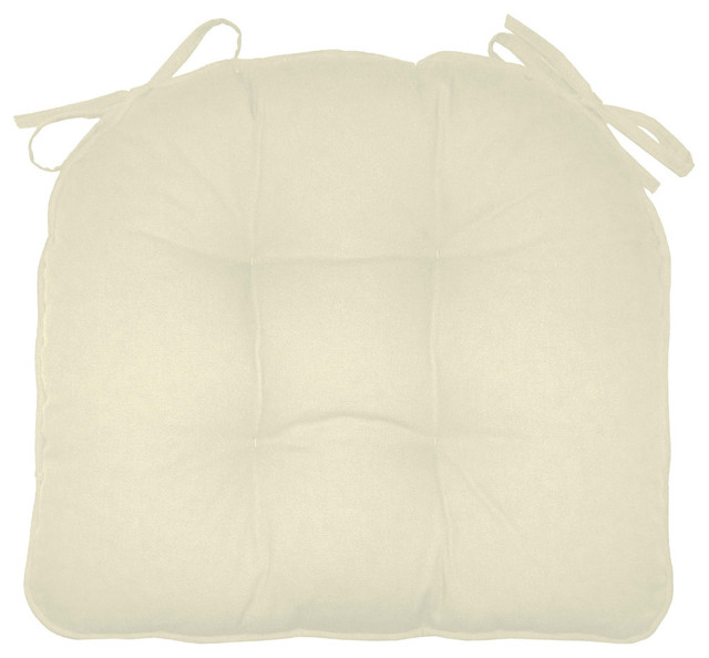 Extra Thick Dining Chair Pads Welted Cotton Duck Solid Color Extra Thick Dining Chair Pads Welted Cotton Duck Solid Color Latex Foam Contemporary Seat Cushions By Barnett Home Decor