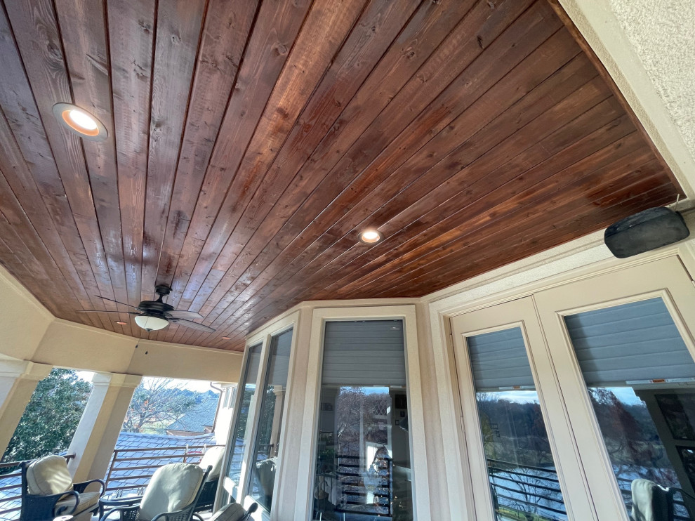 Distaso Residents Back Porch Ceiling 2nd Story