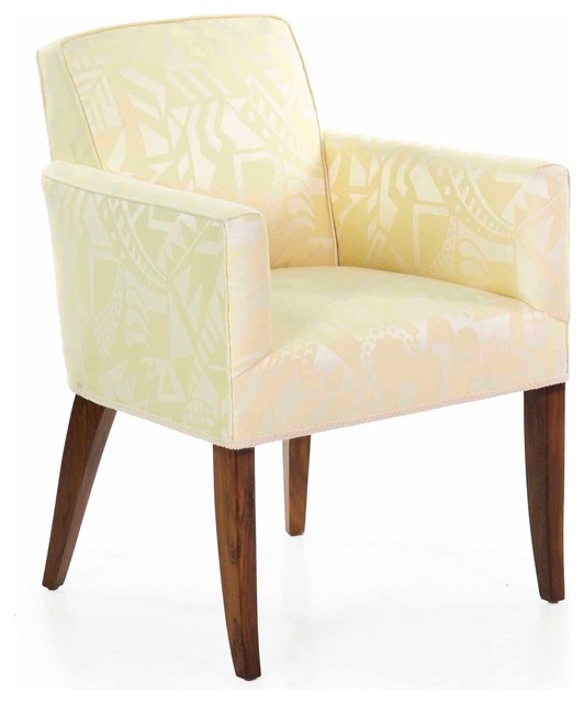 Consigned French Art Deco Period Rosewood Arm Chair Circa 1935