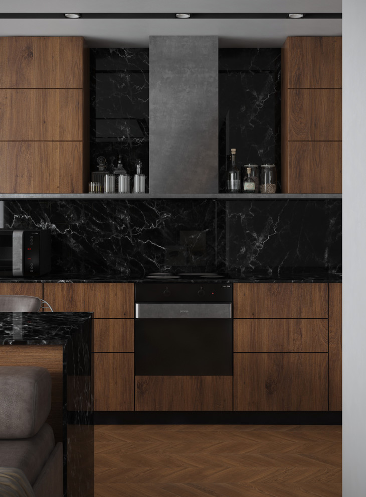 "Теплый минимализм" / Студия 48 кв. м / Оренбург