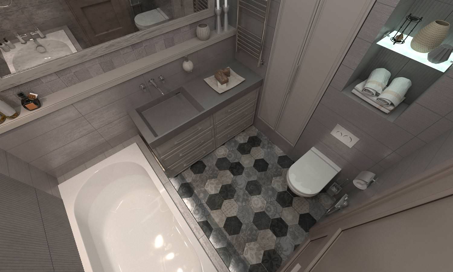 Проект квартиры "Капучино и МОРЕ"