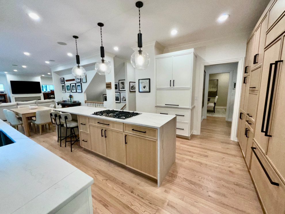 Transitional kitchen photo in Chicago