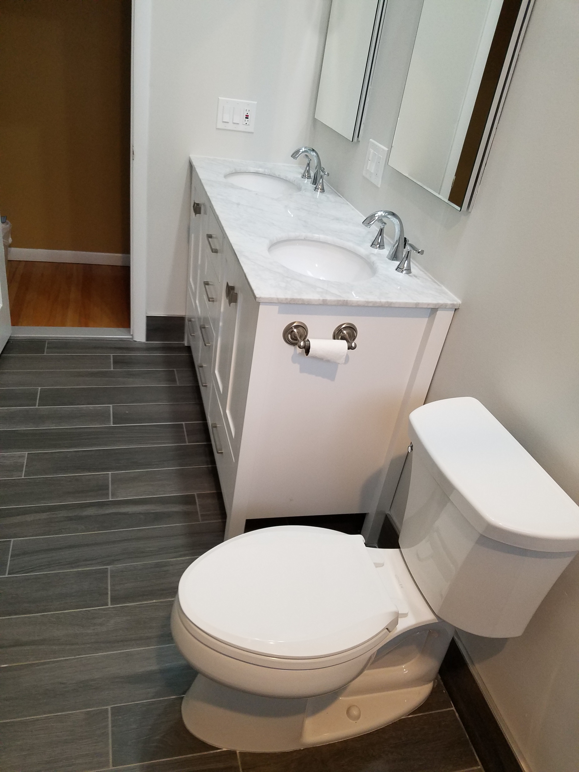 Remodeling of Bathroom and Bedroom on Briar Hills Circle in Springfield, NJ