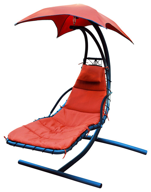 Cloud 9 Hanging Chaise Lounger Contemporary Hanging Chairs by