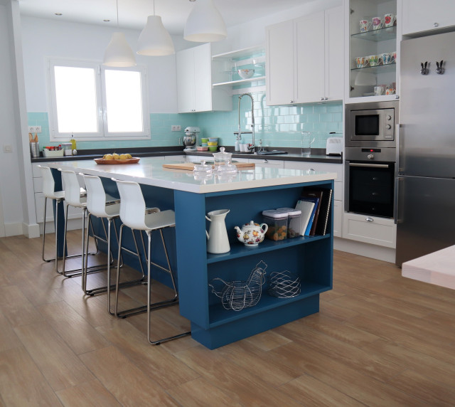 Cocina en Alcaravaneras coastal-kitchen