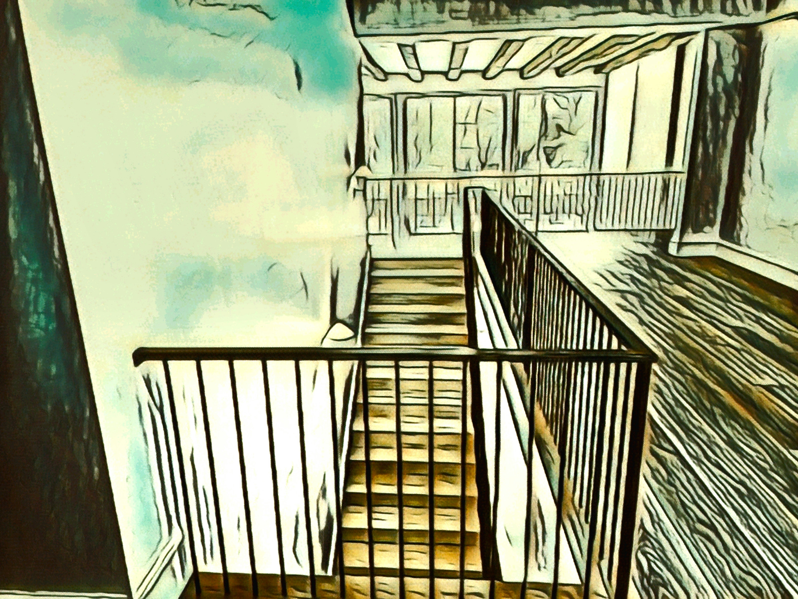 119_Remarkable White Oak Staircase, McLean, VA 22101