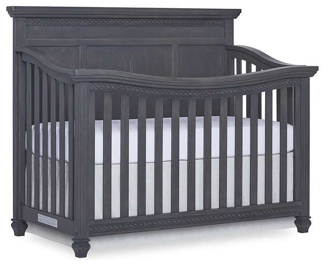 Evolur Madison 5 In 1 Flat Top Convertible Crib Traditional