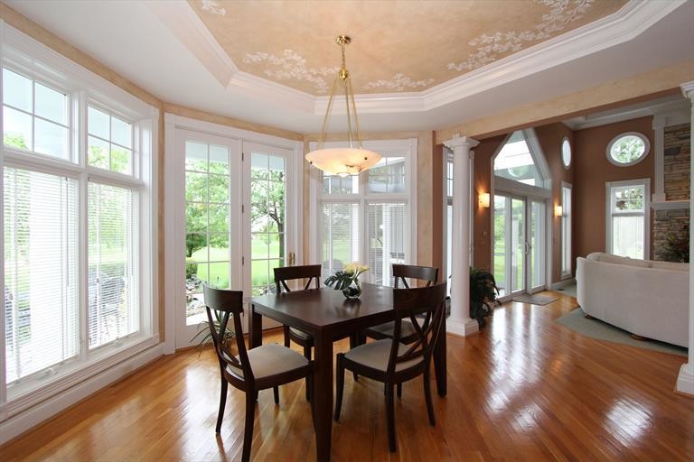 Photo of a transitional dining room in Cincinnati.