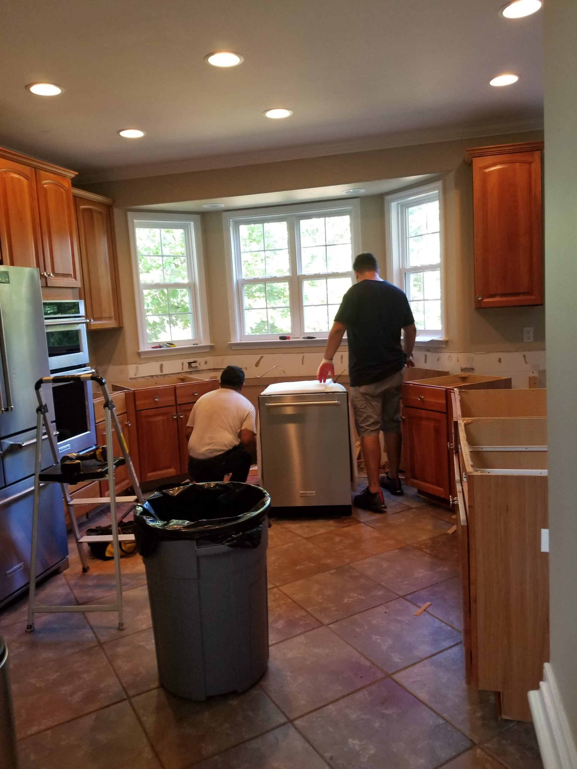 Linen Glazed Kitchen Remodel