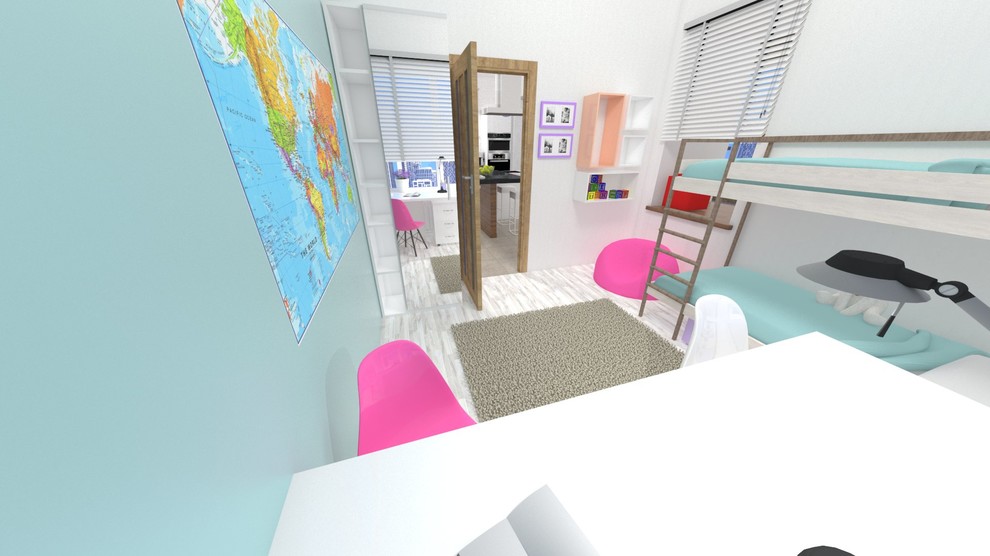 Технический проект двухкомнатной квартиры 60 кв. м. Застройщик Крост