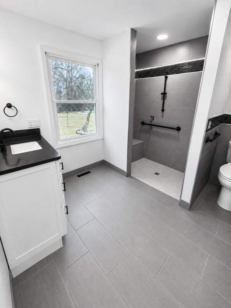 Tecumseh - Modern Aging-in-Place Master Bathroom Renovation