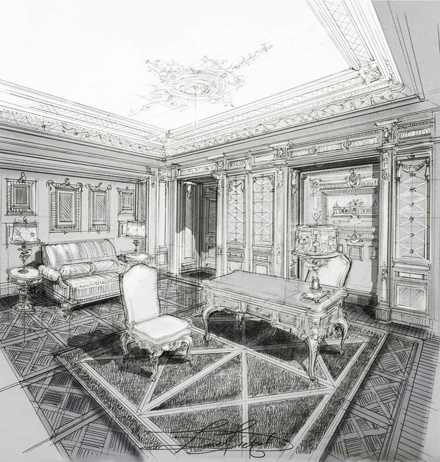 Эскизы - дизайн интерьера