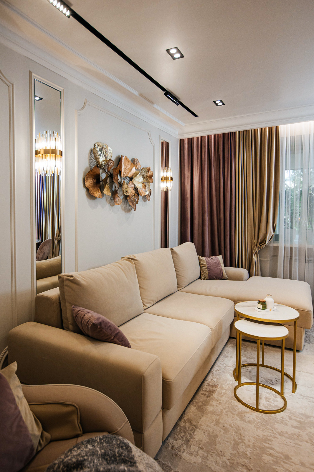 Реализация "Умеренный шик на 60 м2"