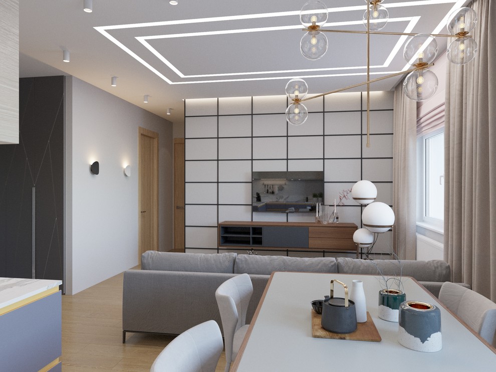 3D Visualization of Kitchen. Design by Modari_design.